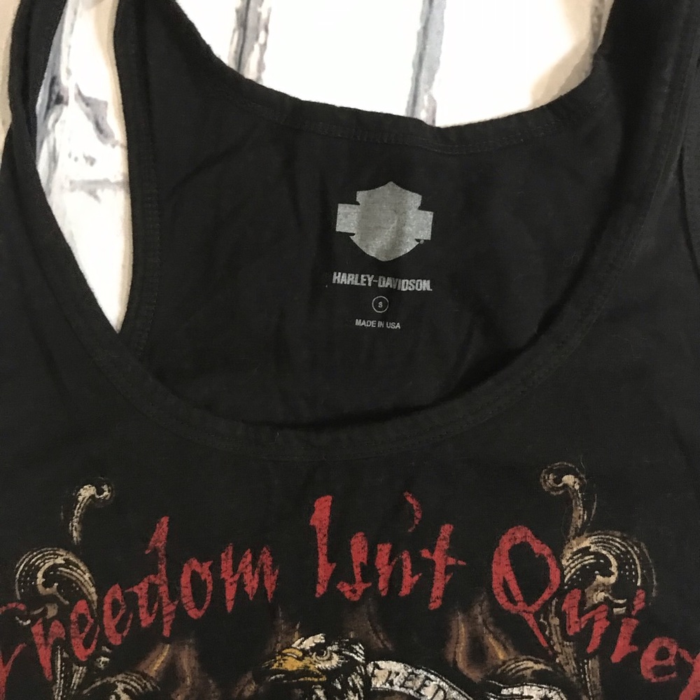 Harley Davidson Racerback Tank Top - Picture 3 of 4
